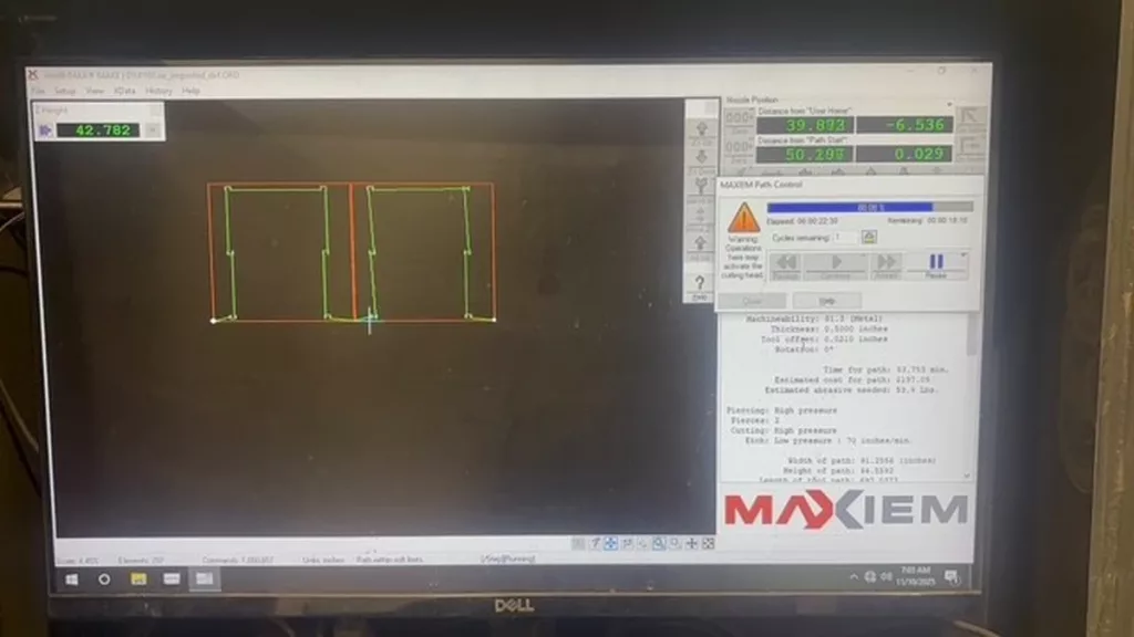 2010 Omax Maxiem 1530 Waterjet, photo 4 of 8