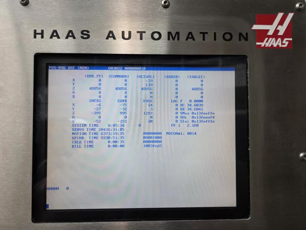 Used Haas VF-3SS CNC Vertical Machining Center For Sale