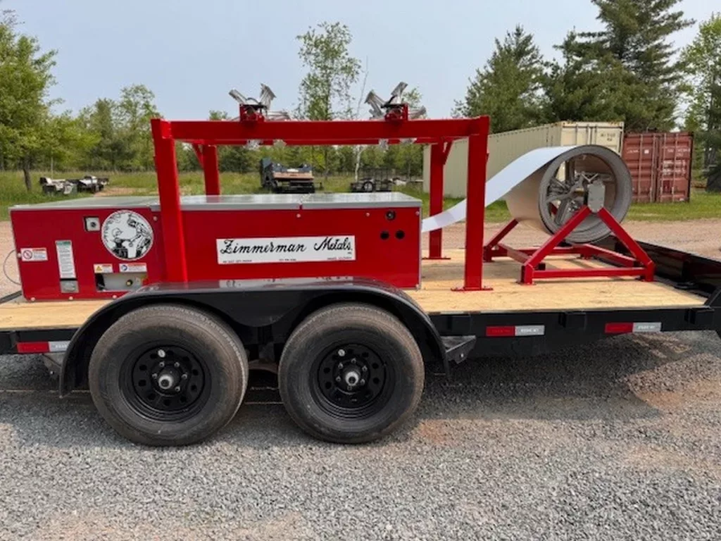 Used Zimmerman FF1000 Roll Former For Sale