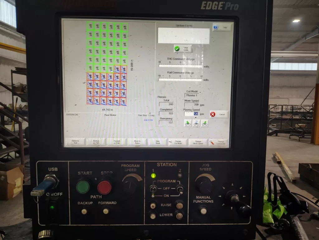 Used Advanced Cutting Systems PF612 CNC Waterjet For Sale