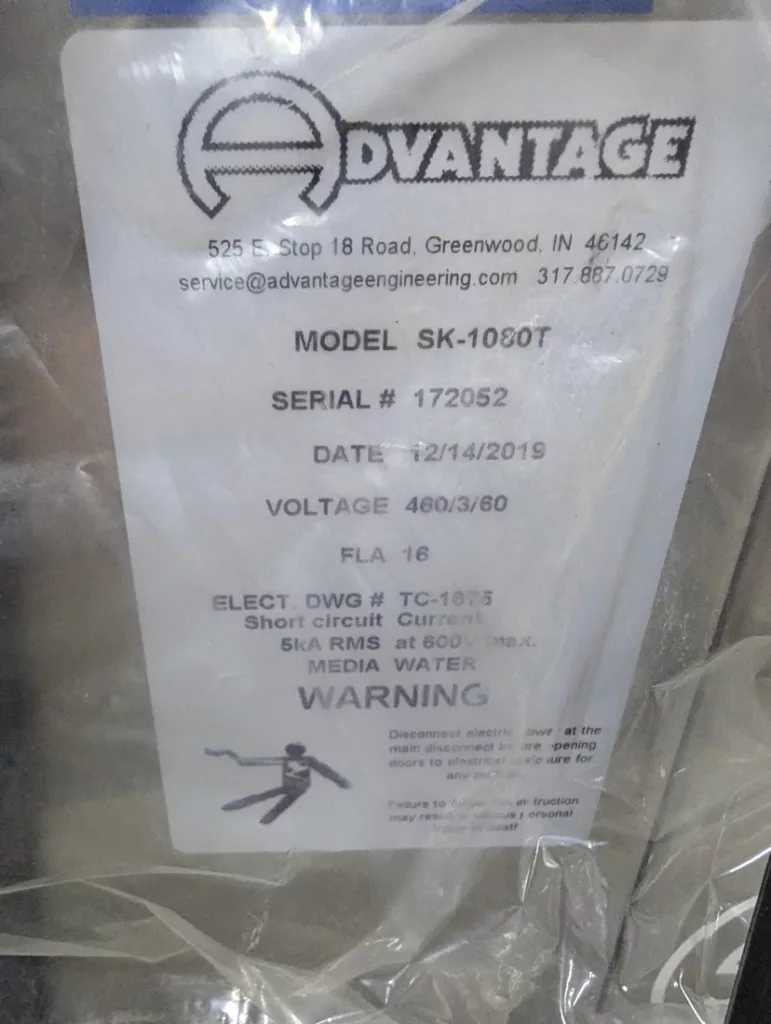 Used Advantage SK-1080T Temp Controller For Sale
