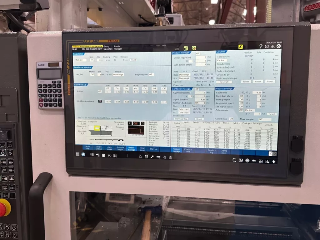 Used Cincinnati Milacron ALPHA-S110iB Injection Molding Machine For Sale