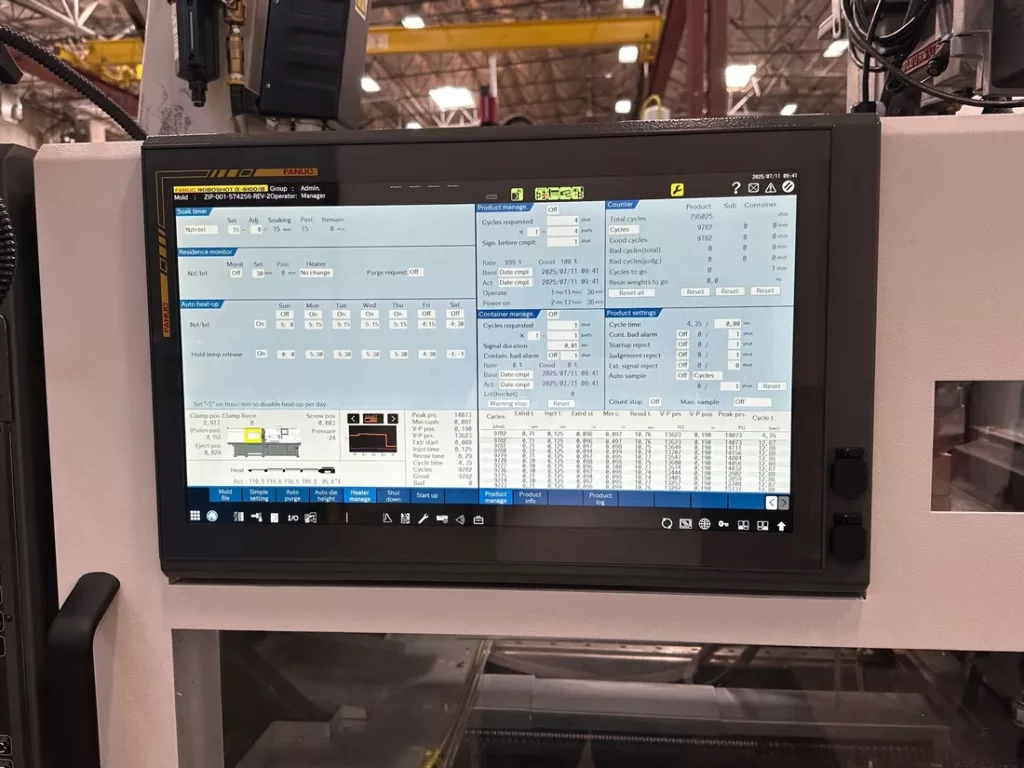Used Cincinnati Milacron ALPHA-S110iB Injection Molding Machine For Sale