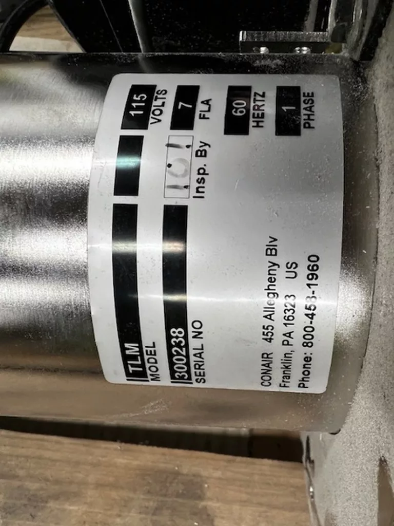 Used Conair EQP2DRY/MDCW50 Plastic Dryer For Sale