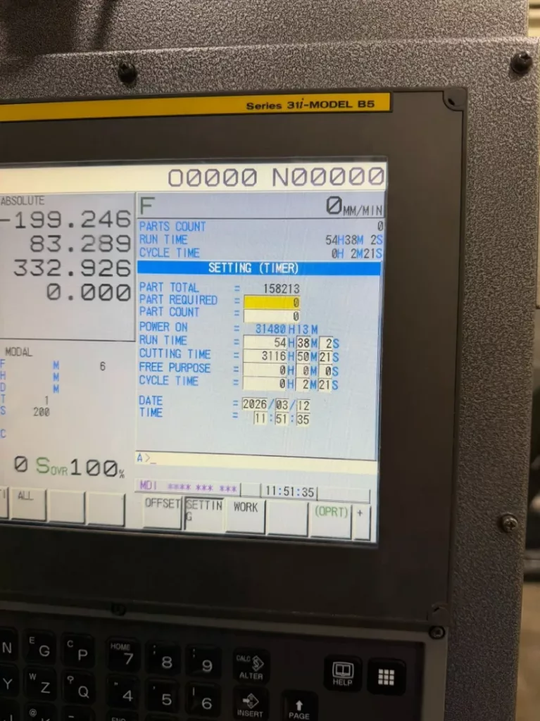 2020 Fanuc Robodrill Alpha D21LiB5 CNC Vertical Machining Center, photo 9 of 17
