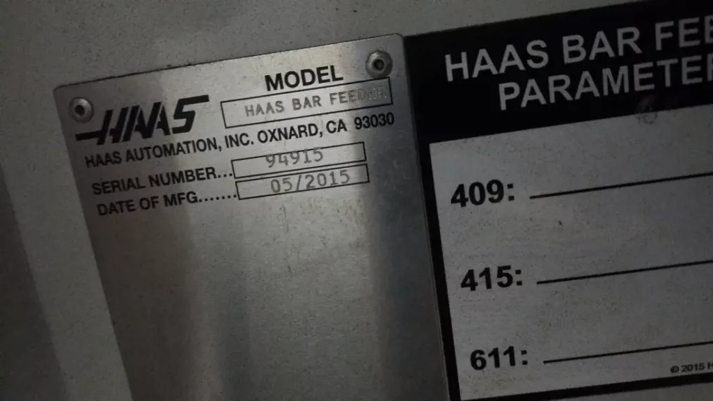 2015 Haas Bar Feeder, photo 5 of 5