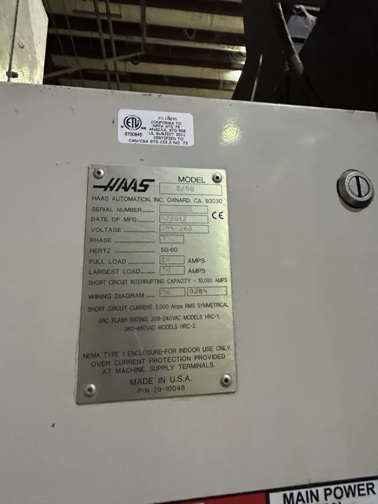 Used Haas VF-8 CNC Vertical Machining Center For Sale
