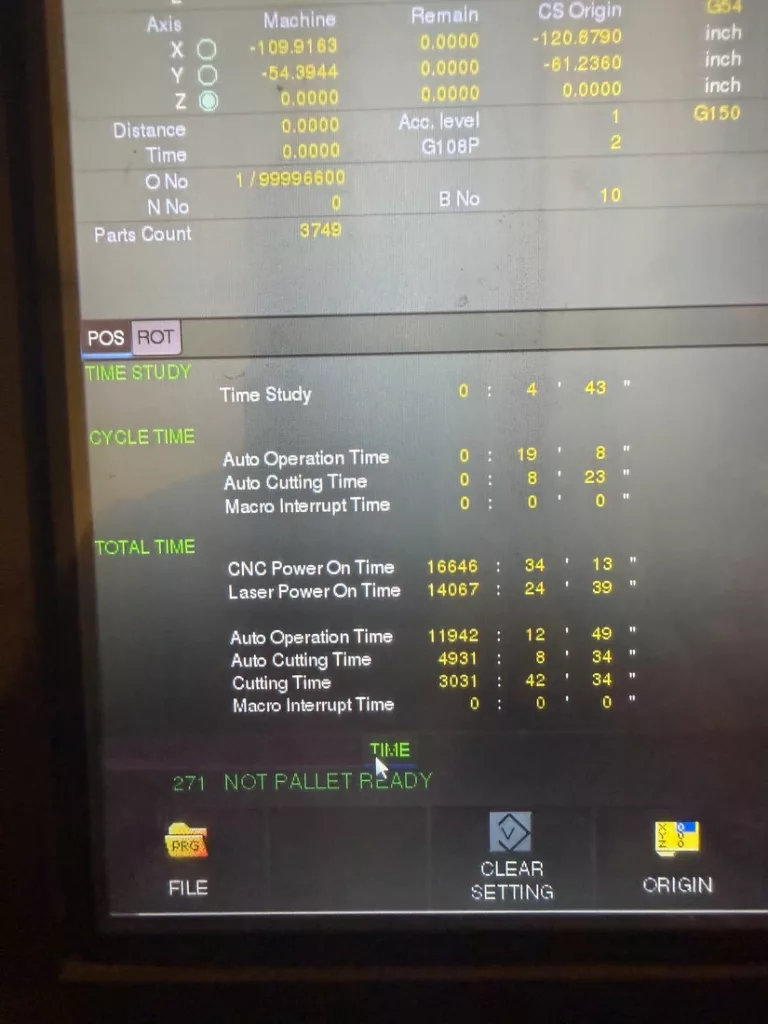Used Mazak Optiplex Champion 3015 CNC Laser For Sale