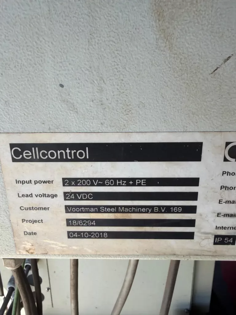 Used Voortman V808 Beam Line For Sale