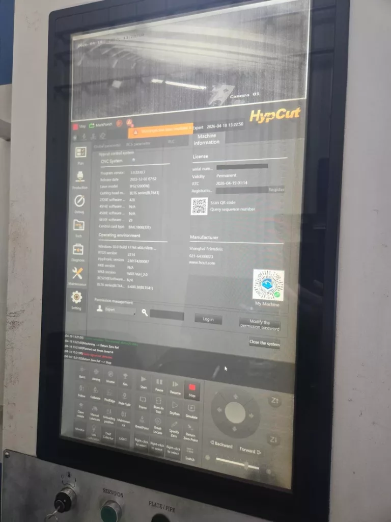 Used Accurl Masterline 6025 CNC Laser For Sale