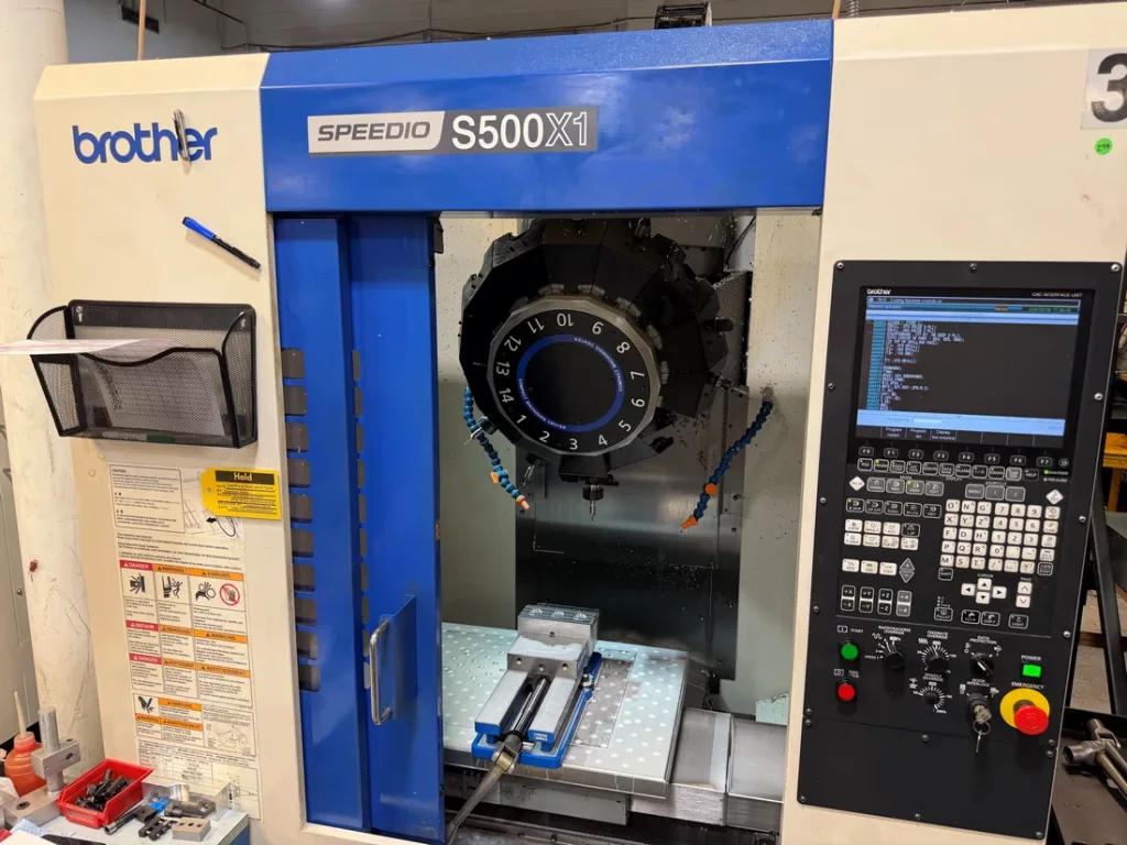 Used Brother Speedio S500X1 CNC Vertical Machining Center For Sale