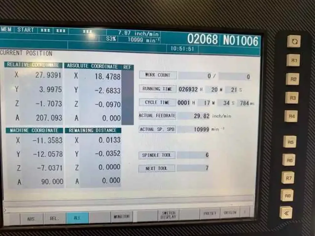 2018 DMG Mori CMX 1100V CNC Vertical Machining Center, photo 6 of 11