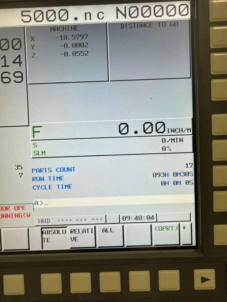 Used Doosan DNM 5700S CNC Vertical Machining Center For Sale