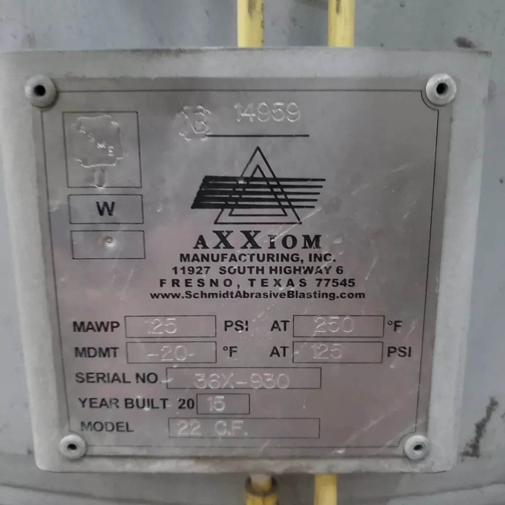 Used Flow 22 CF Waterjet Hopper For Sale