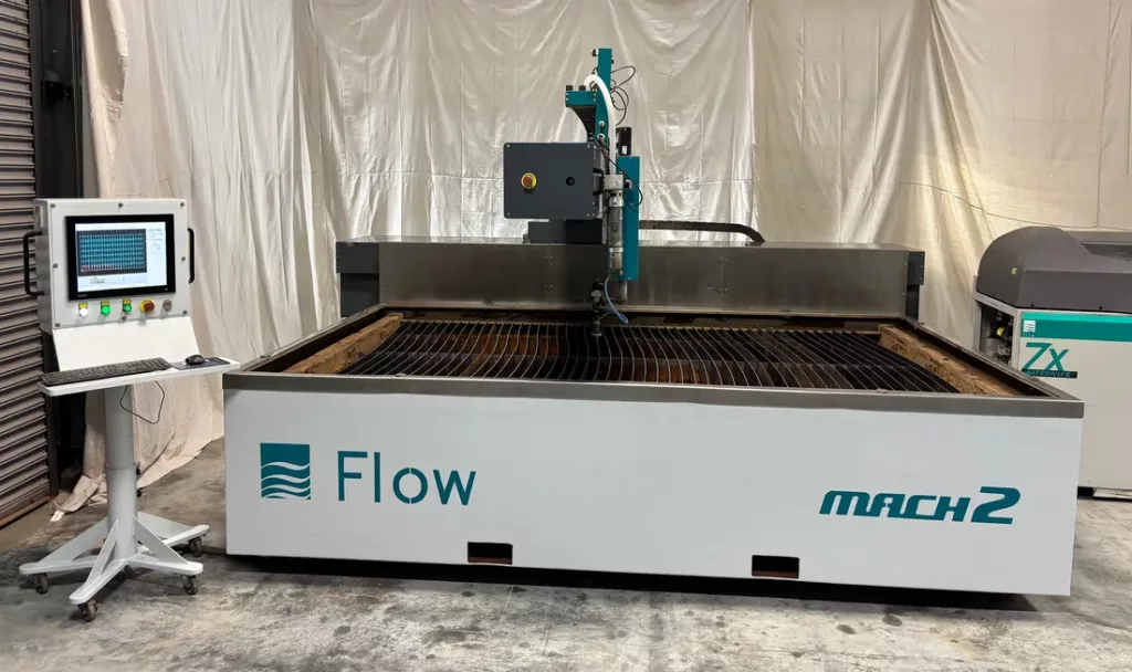 Used Flow Mach 100 3020 CNC Waterjet For Sale