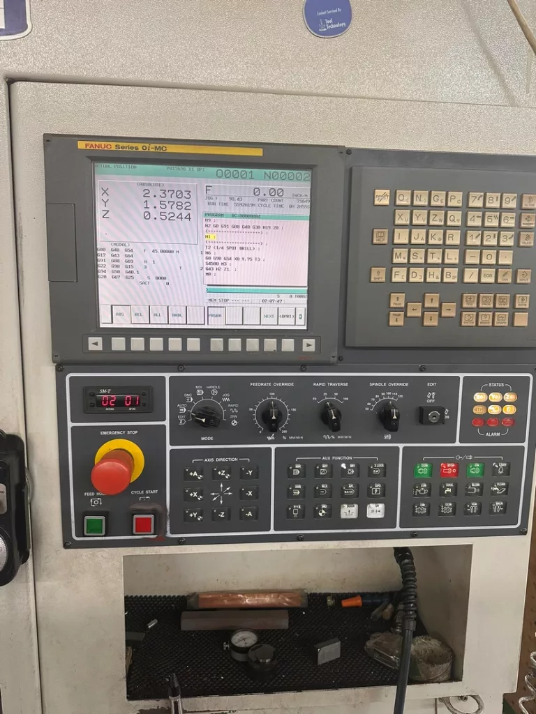 Used Ganesh VMC 4020 CNC Vertical Machining Center For Sale