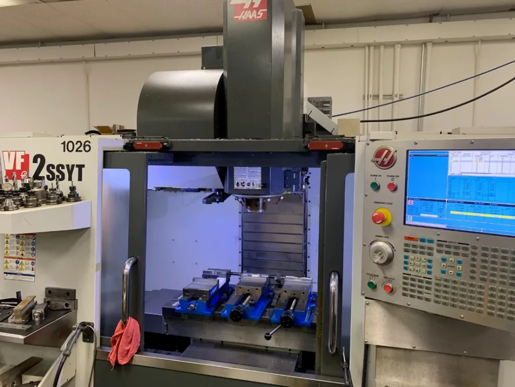 Used Haas VF-2SSYT CNC Vertical Machining Center For Sale