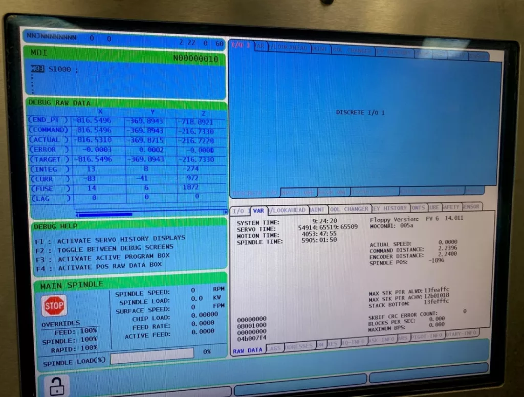 Used Haas VF-2SSYT CNC Vertical Machining Center For Sale