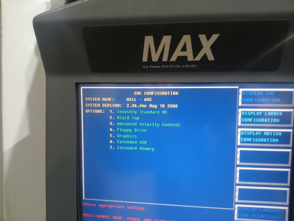 2007 Hurco VM2 CNC Vertical Machining Center, photo 4 of 5