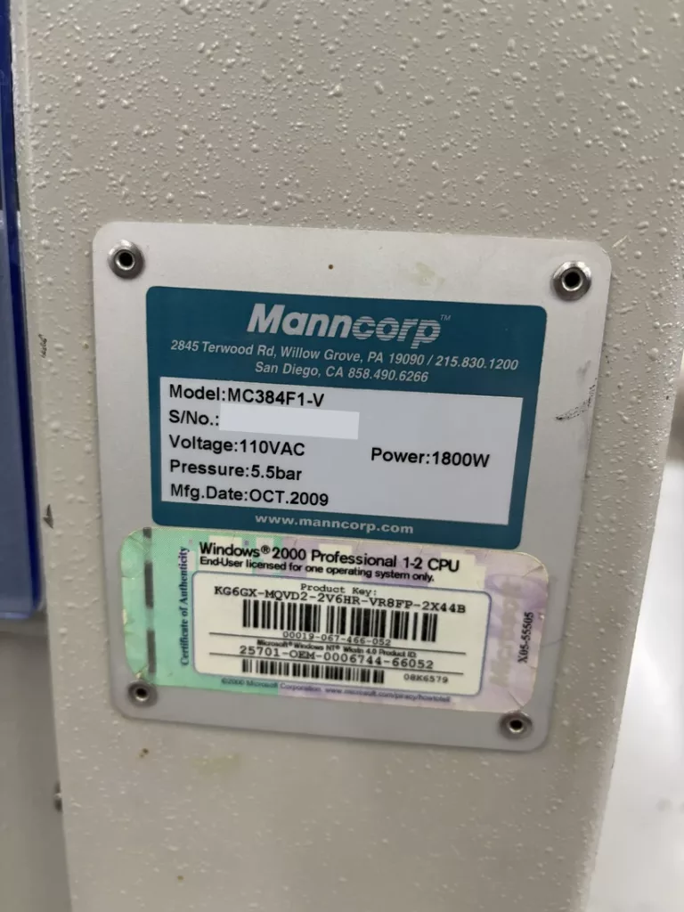 2009 Manncorp MC 384F, photo 3 of 3
