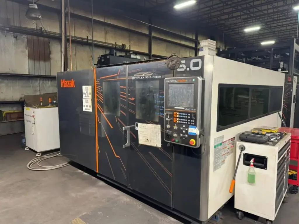 Used Mazak Optiplex 3015 Fiber II CNC Laser For Sale