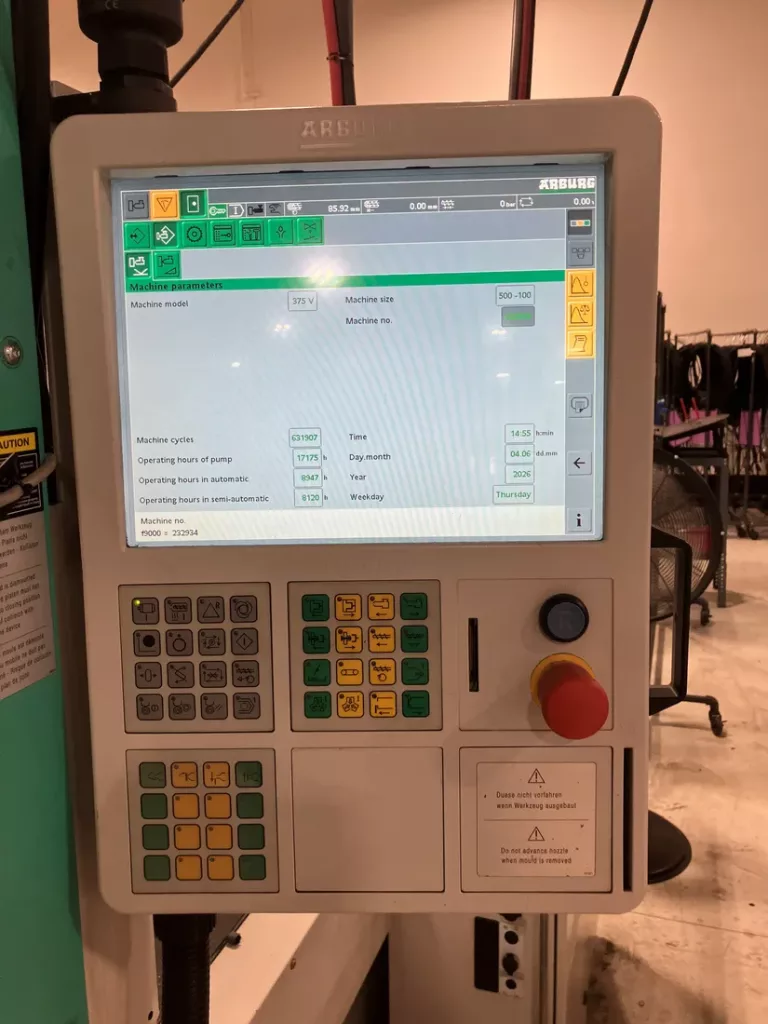 Used Arburg Allrounder 375V 500-100 Injection Molding Machine For Sale