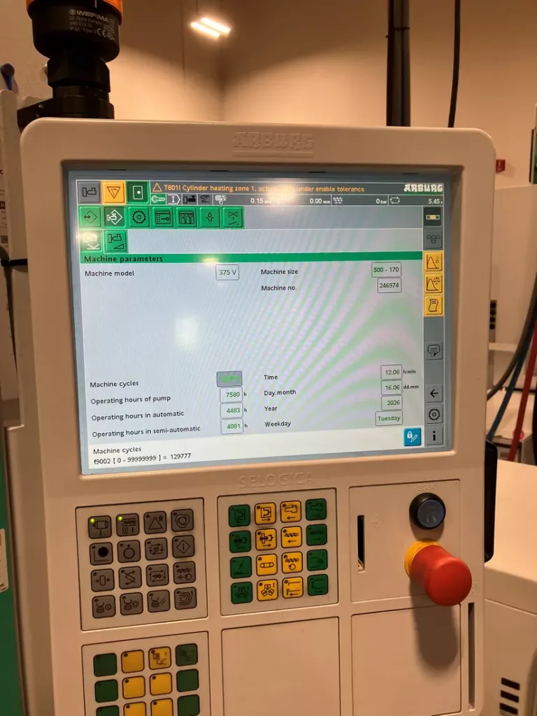 Used Arburg Allrounder 375V 500-170 Injection Molding Machine For Sale