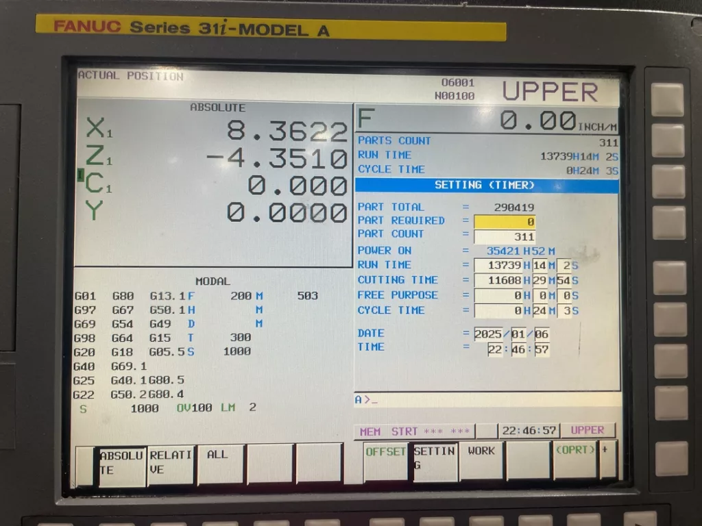 Used Doosan Puma TT1800SY CNC Lathe For Sale