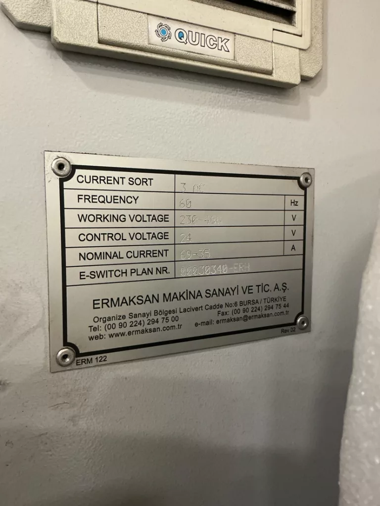 Used Ermaksan Speed-Bend Pro Press Brake For Sale