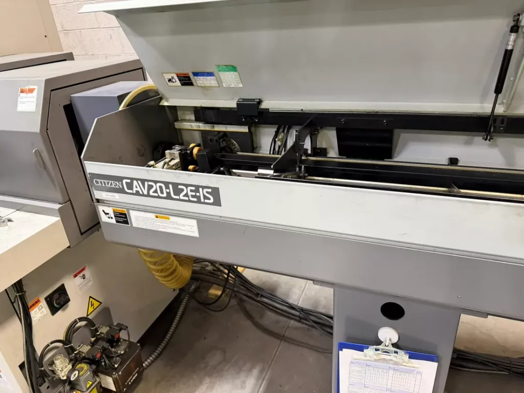 Used Citizen L20E-2M10 CNC Swiss Lathe For Sale