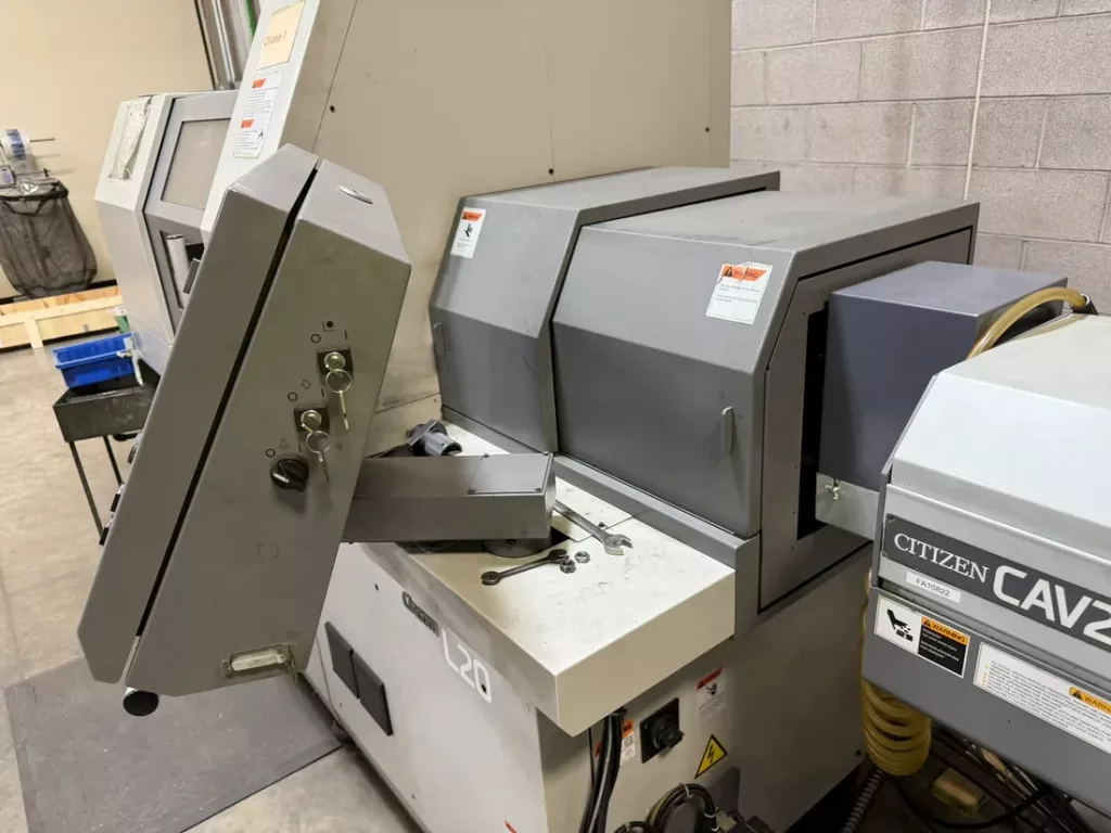 Used Citizen L20E-2M10 CNC Swiss Lathe For Sale