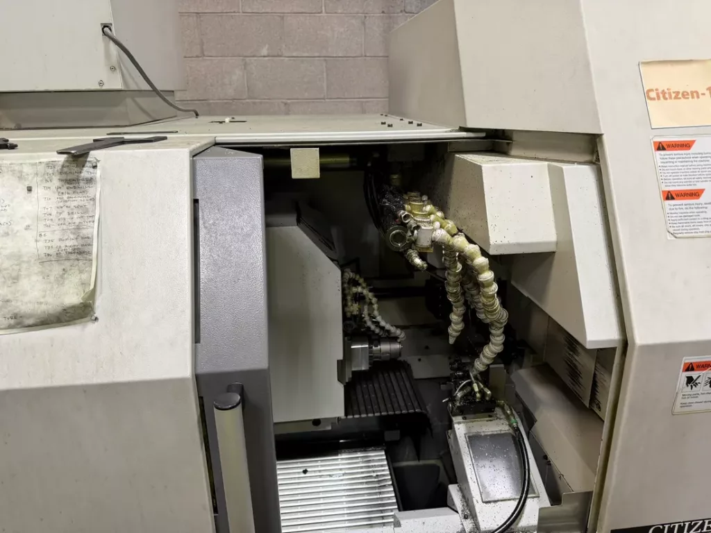 Used Citizen L20E-2M10 CNC Swiss Lathe For Sale