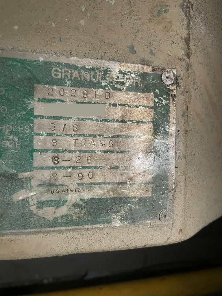 Used Conair MC28 Granulator For Sale
