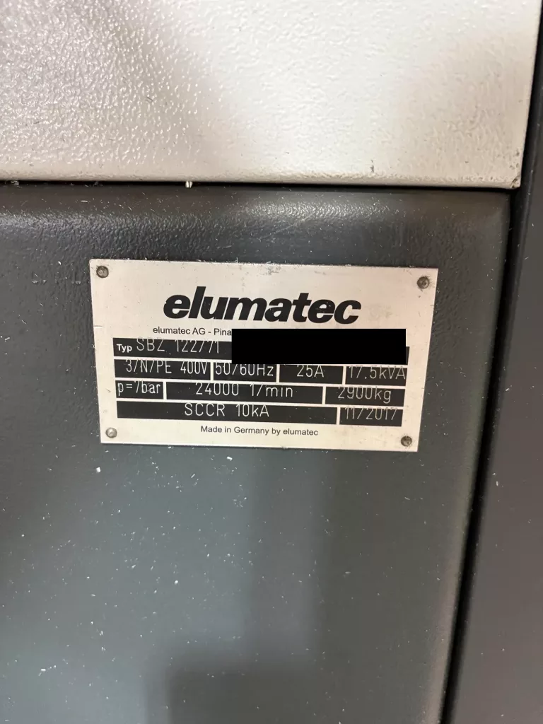 2017 Elumatec SBZ 122/70 CNC Router, photo 11 of 14