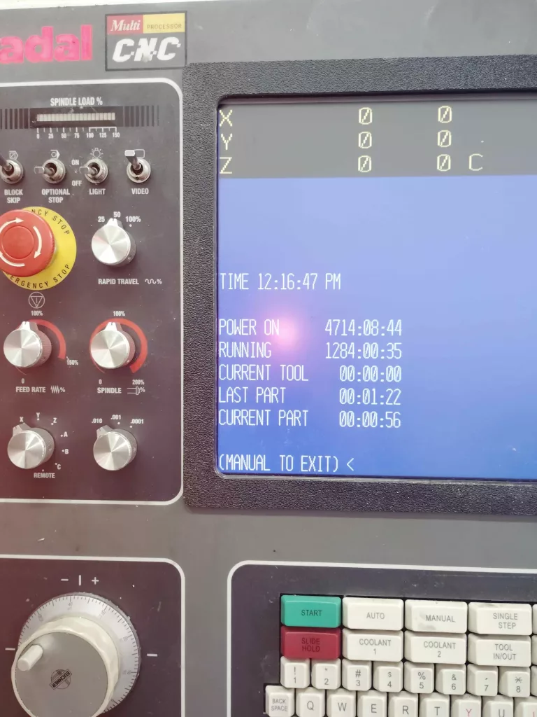 1999 Fadal VMC 4020