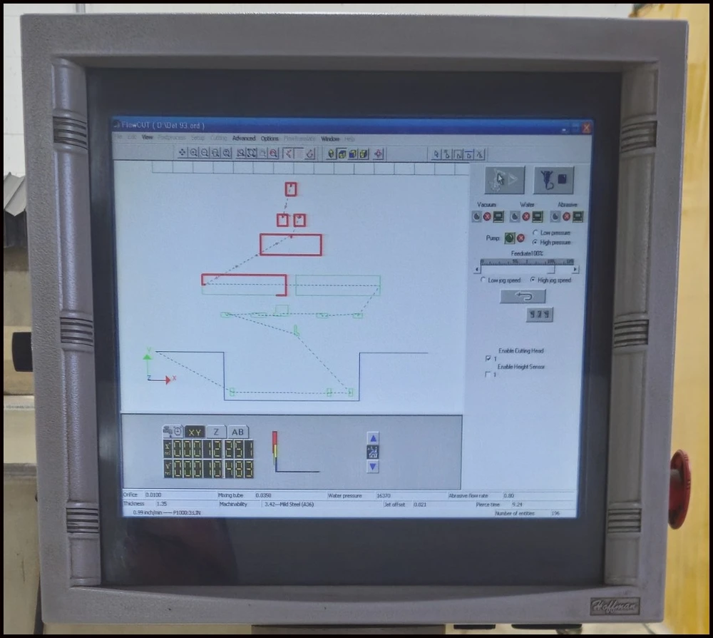 2009 Flow IFB 6012 Waterjet, photo 7 of 13