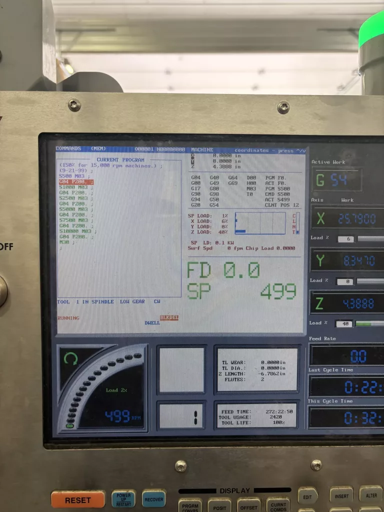 2007 Haas VF-2BYT CNC Vertical Machining Center, photo 4 of 6