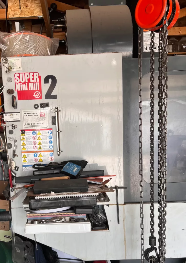 2012 Haas Super Mini Mill 2 CNC Vertical Machining Center, photo 4 of 4