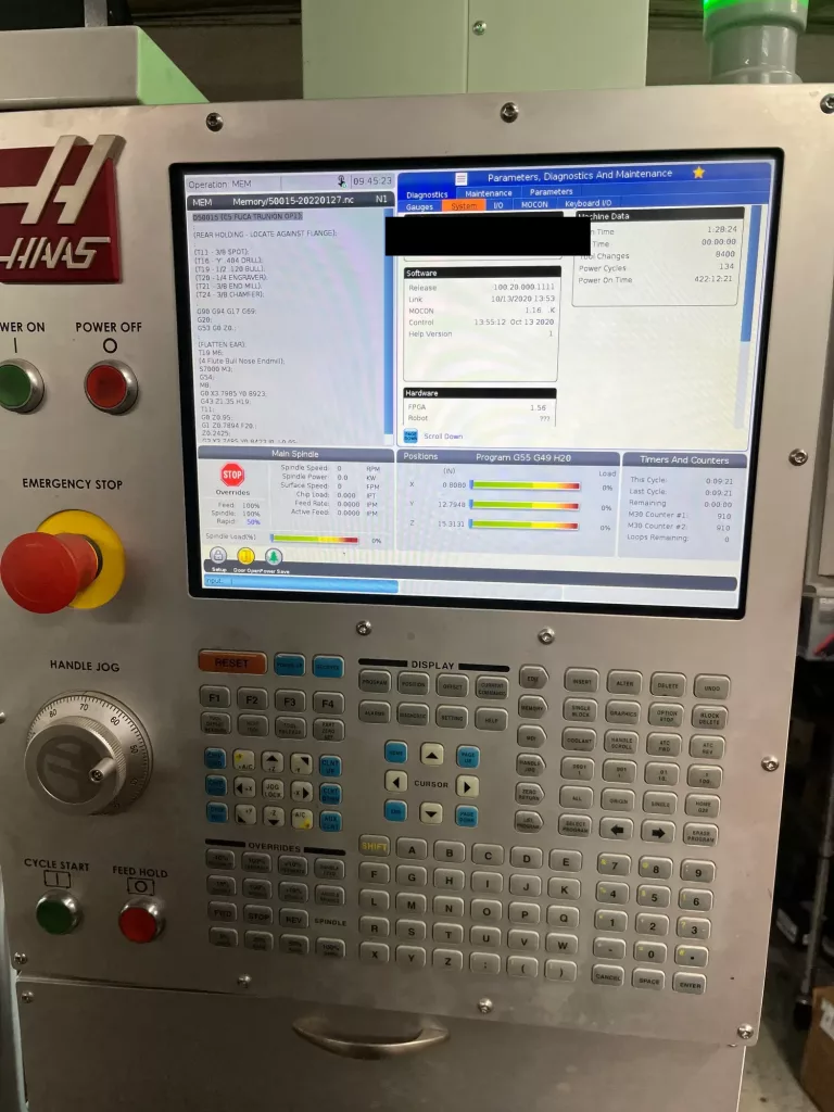 2020 Haas VF-2 CNC Vertical Machining Center, photo 5 of 5