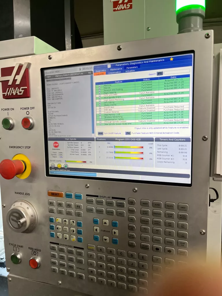 2020 Haas VF-2 CNC Vertical Machining Center, photo 4 of 5