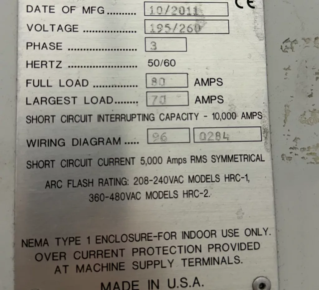 2011 Haas VF-2SS CNC Vertical Machining Center, photo 9 of 9