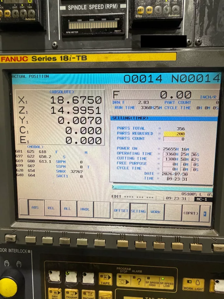 2008 Hyundai Kia SKT250TTSY CNC Lathe, photo 6 of 7