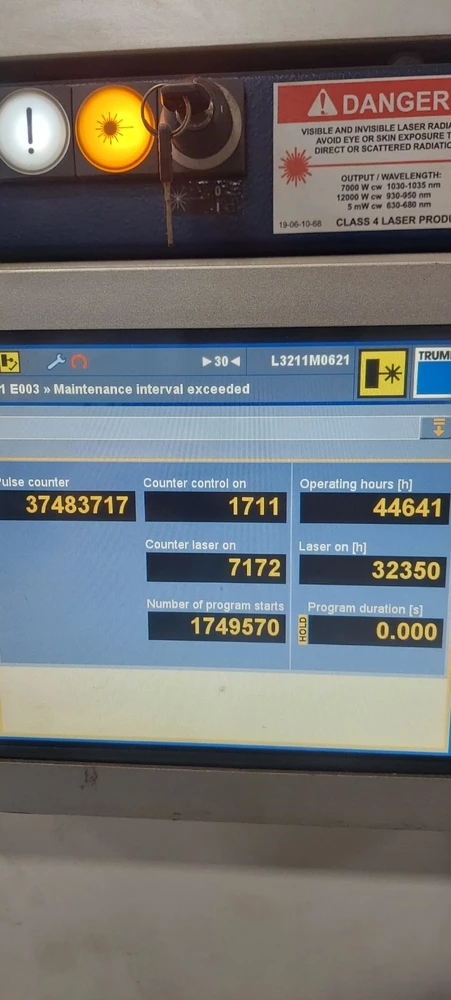 Used Trumpf TruLaser Cell 3010 Laser For Sale