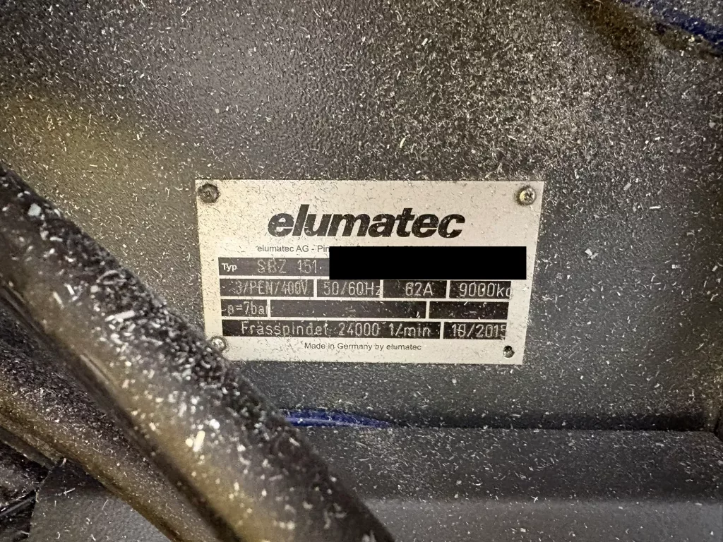 2015 Elumatec SBZ 151