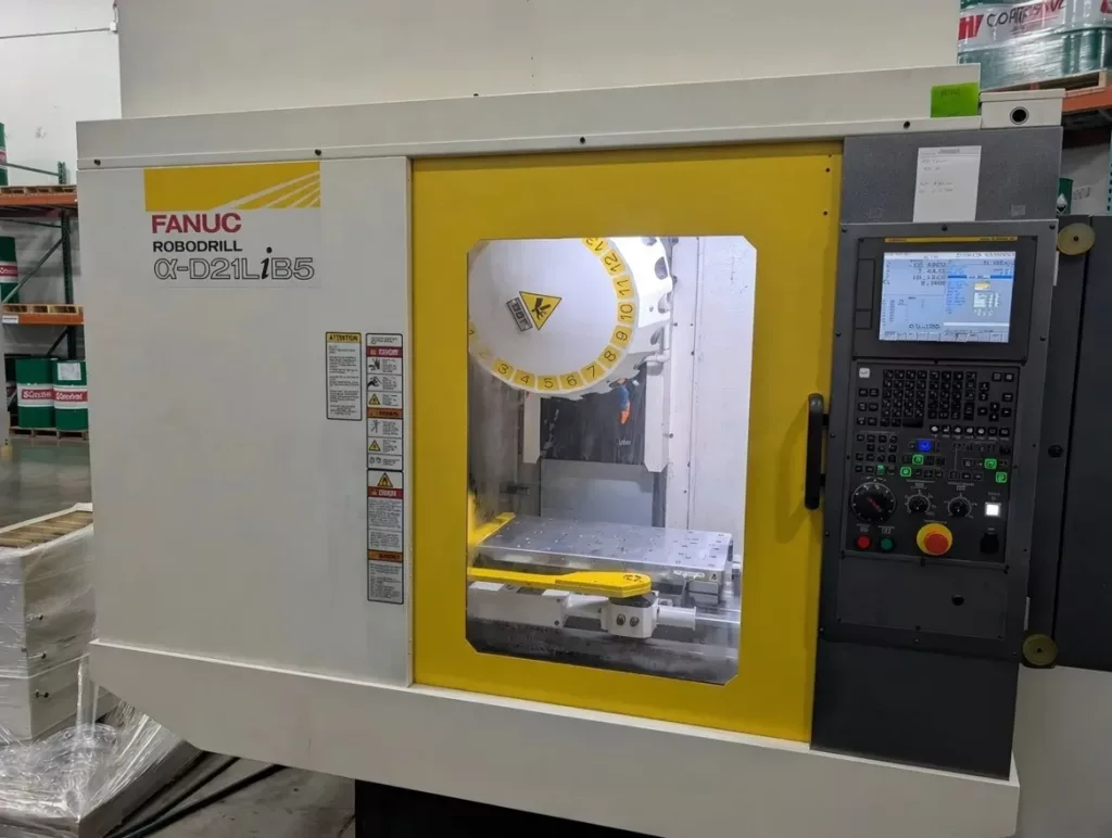2018 Fanuc Robodrill Alpha D21LiB5 CNC Vertical Machining Center, photo 1 of 3