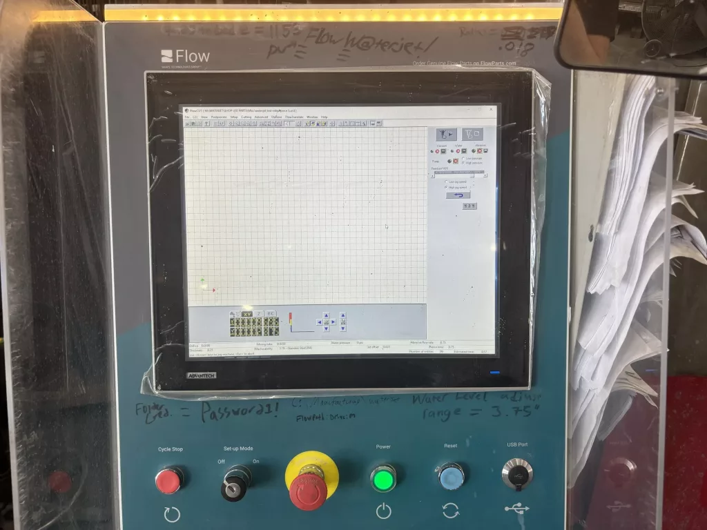 2021 Flow Mach 500 4020 XD Waterjet, photo 9 of 23