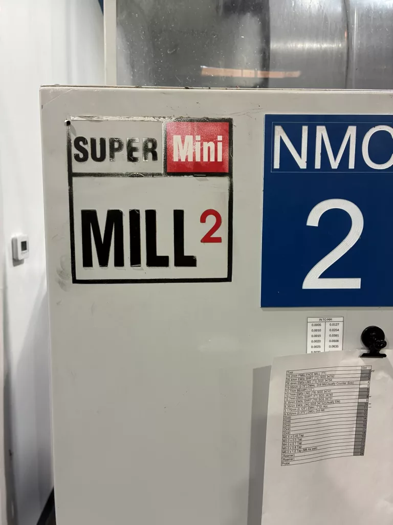 2009 Haas Super Mini Mill 2 CNC Vertical Machining Center, photo 4 of 5