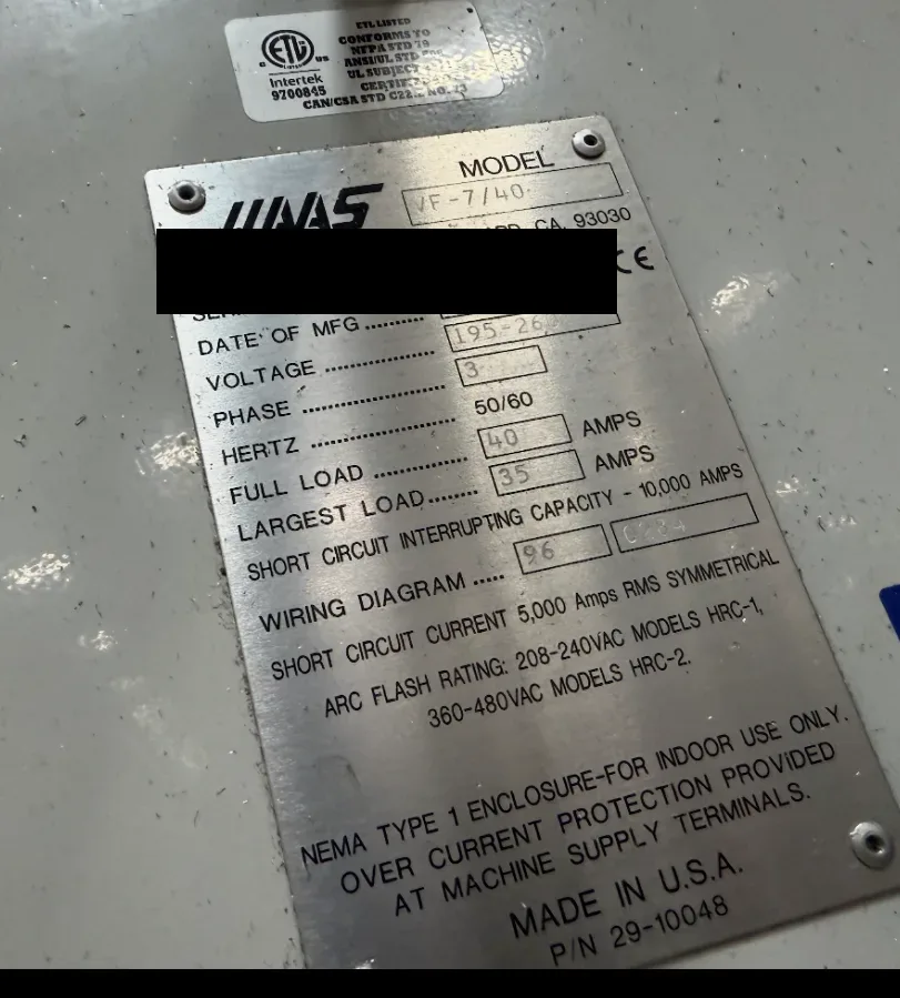 2012 Haas VF-7/40