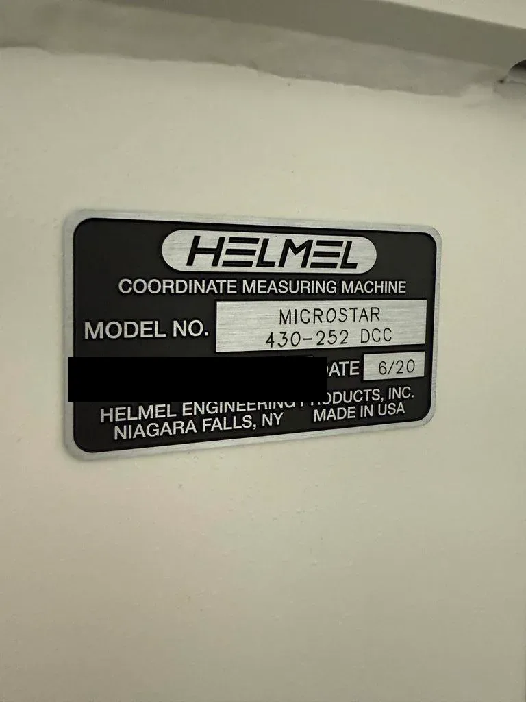2020 Helmel Microstar 430-252 DCC Coordinate Measuring Machine, photo 21 of 21