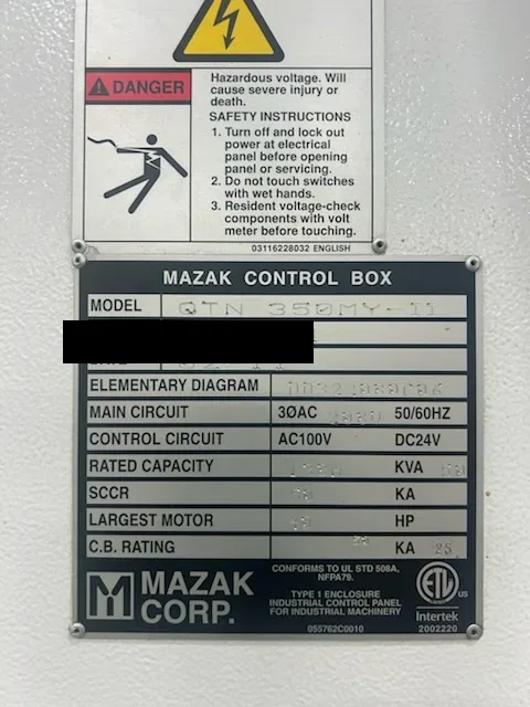 2011 Mazak QTN-350MY-II